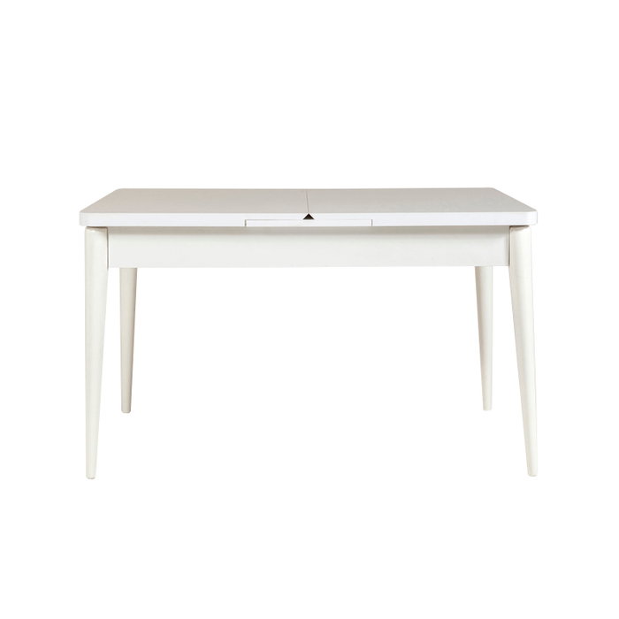 Hanah Home Vina 1053 Juego de Comedor Extensible Blanco y Antracita